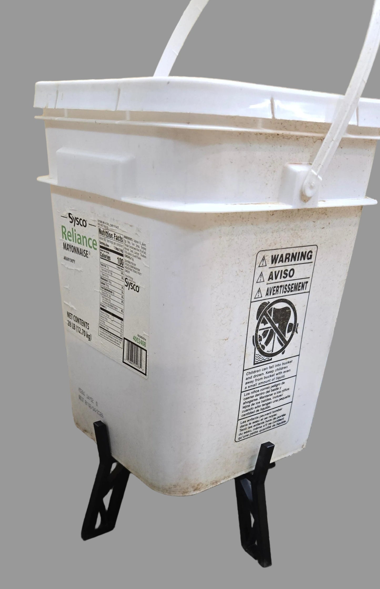 Square 4 Gallon Bucket Stand